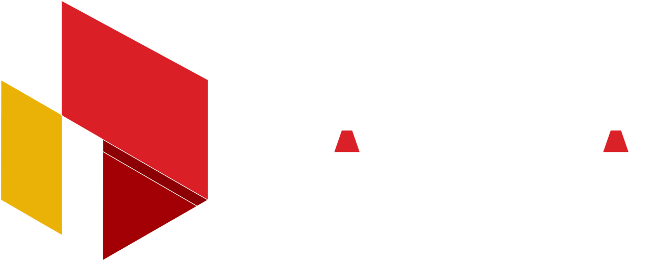 Harsya Remitindo white logo